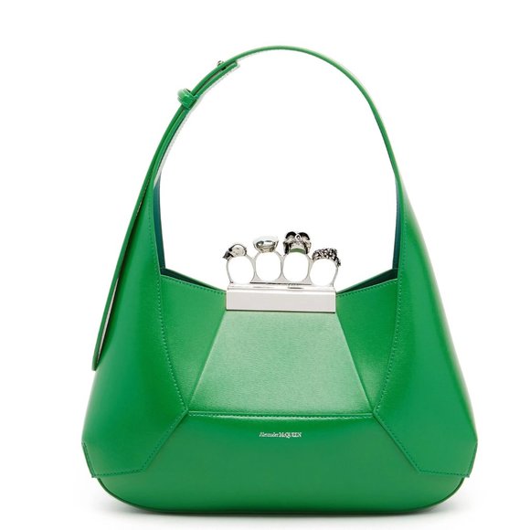 SOLD NWT McQueen  Jewelled Hobo leather shoulder bag - Picture 2 of 7